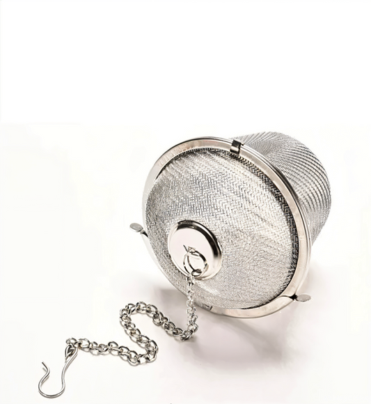 Stainless Steel Tea Infuser with Lid & Chain |