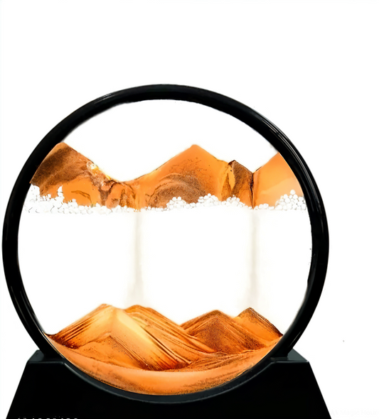 Moving Sand Art Picture Glass Liquid Painting 3D