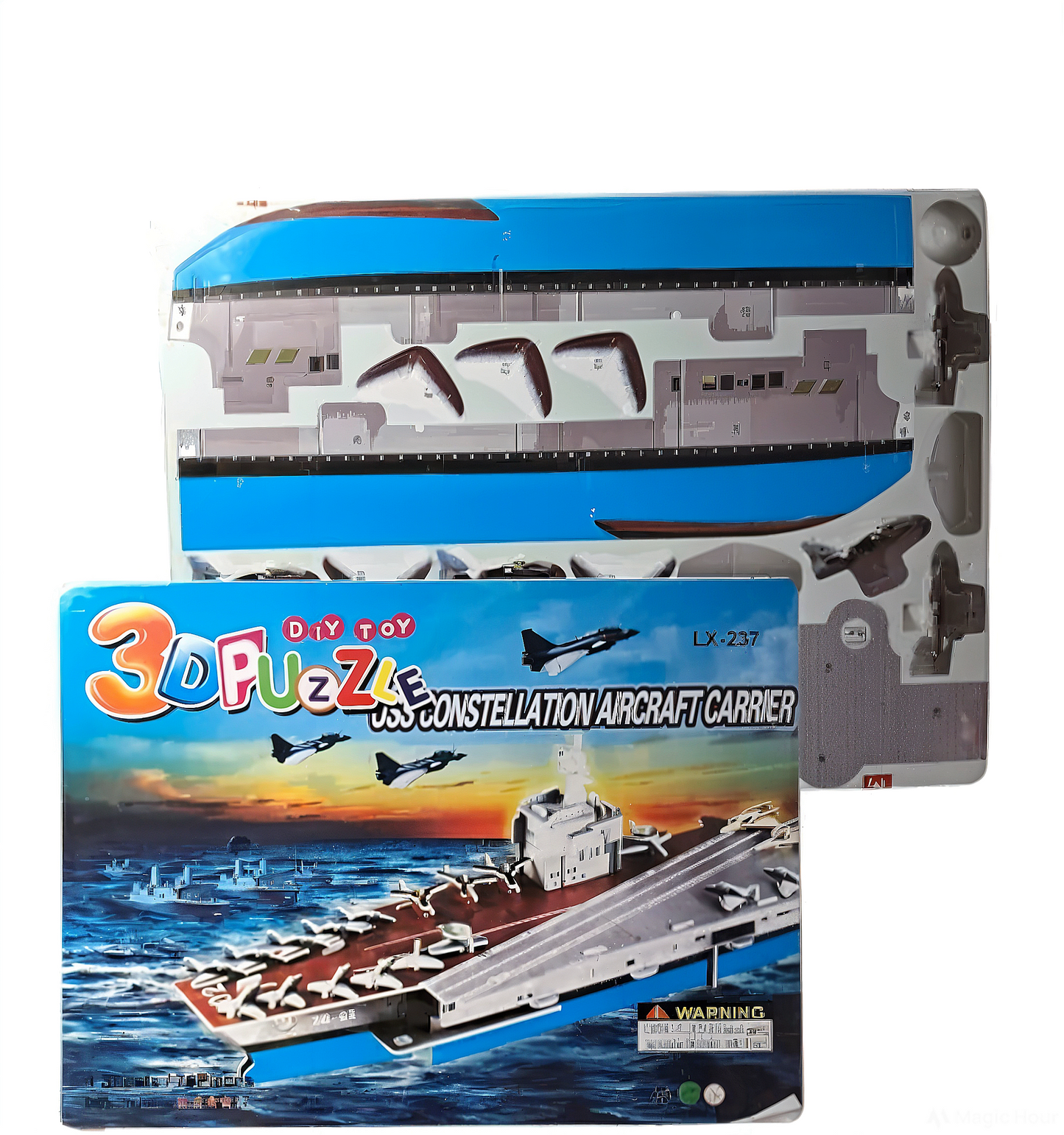 3D Puzzle Aircraft Carrier Model Kit |