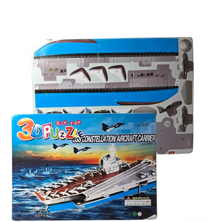 3D Puzzle Aircraft Carrier Model Kit  |